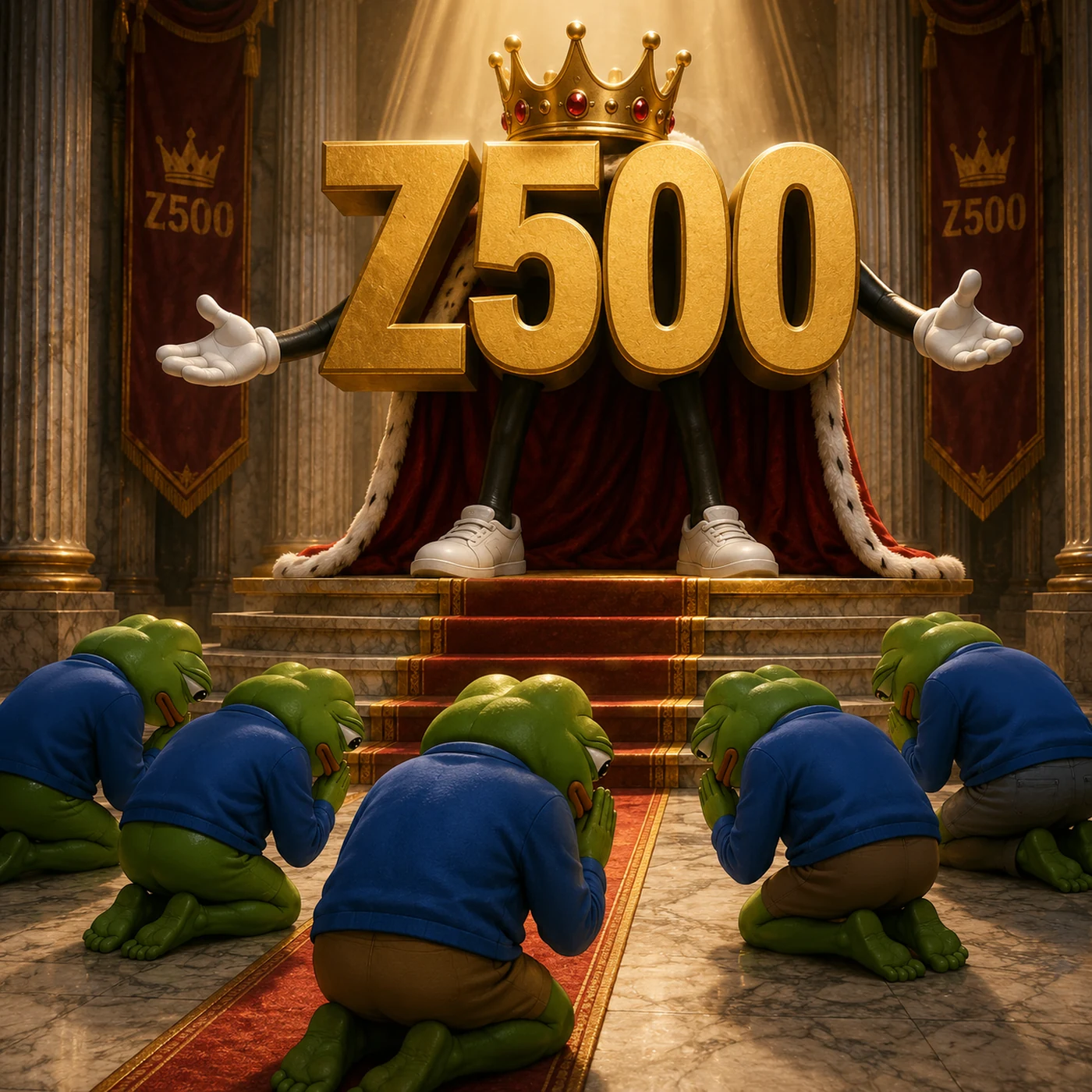 Z500 king with bowing frogs